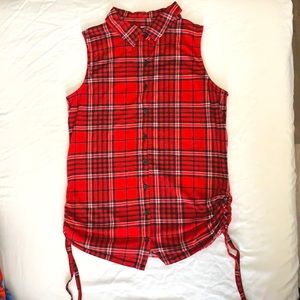 Sleeveless Flannel